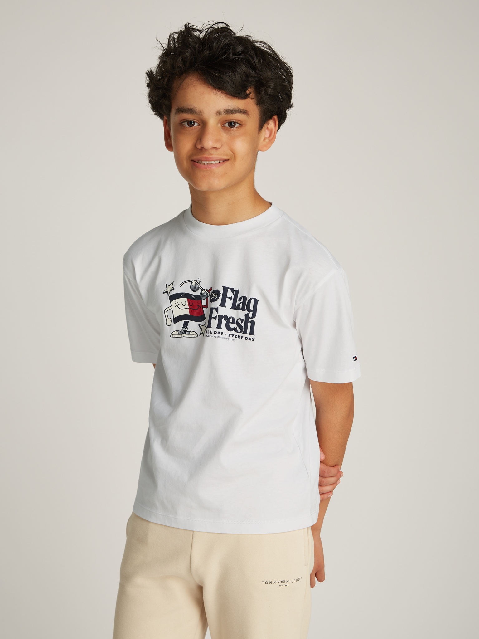 Tommy flag shirt discount