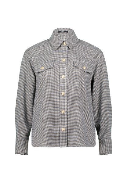 ZERO Hemdbluse mit Hahnentrittmuster 10834068