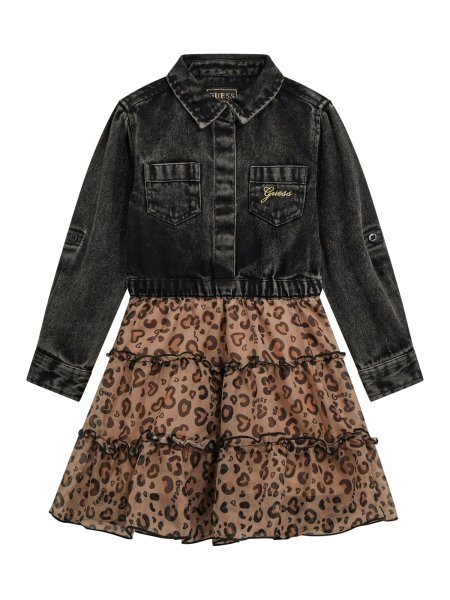 GUESS Kleid mit Volantrock 10817673