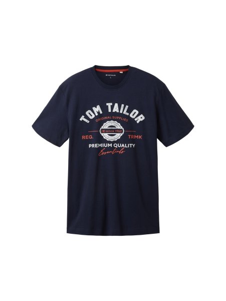 TOM TAILOR T-Shirt mit Logo Print 10730273