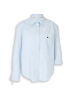 TOM TAILOR Oversize Hemdbluse mit Herz-Stickerei 10845345