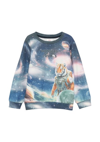 S.OLIVER Sweatshirt mit All-over-Print 10776633