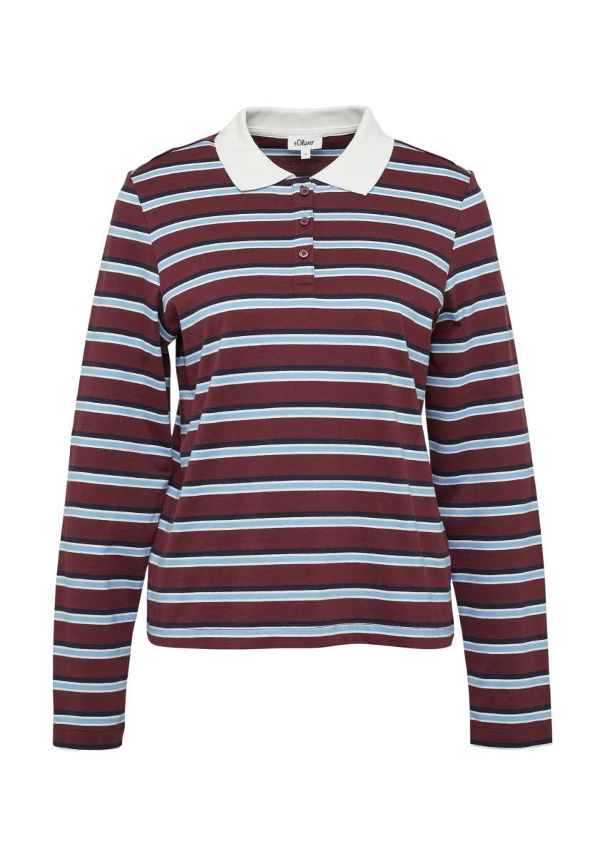 S.Oliver Damen Langarmshirt In Slim Fit - Bequemer Alltagsbegleiter