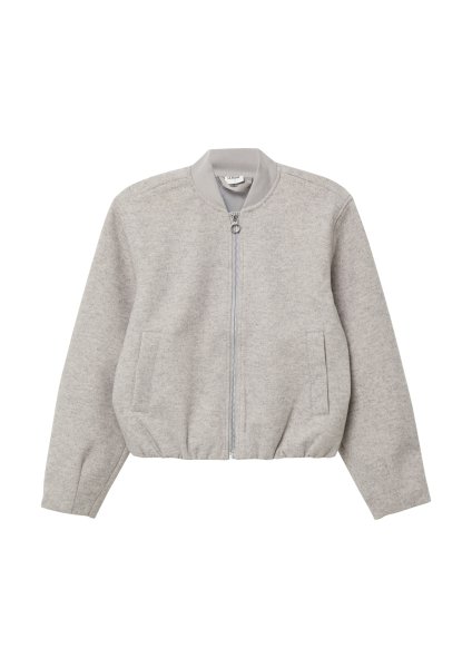 S.OLIVER Loose-Fit-Collegejacke in Wolloptik 10811216
