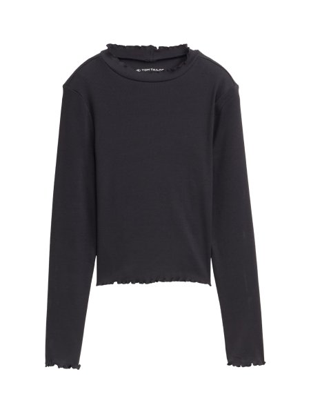 TOM TAILOR DENIM Cropped Langarmshirt 10821863