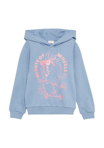 S.OLIVER Hoodie mit Glitzerprint 10776539