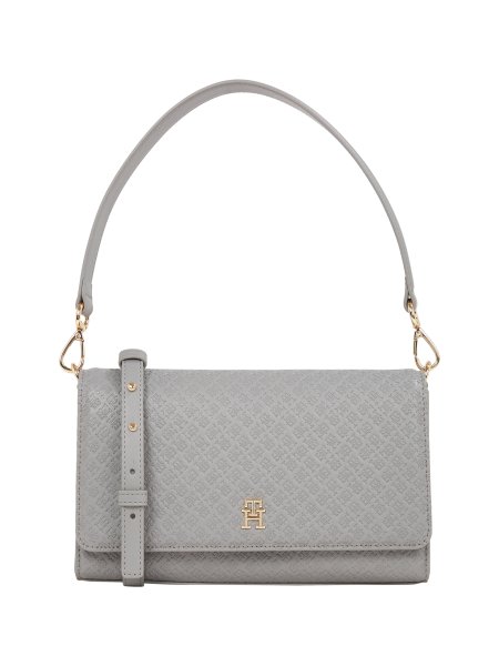 TOMMY HILFIGER Schultertasche mit tiefgeprägten TH-Monogramme 10767692