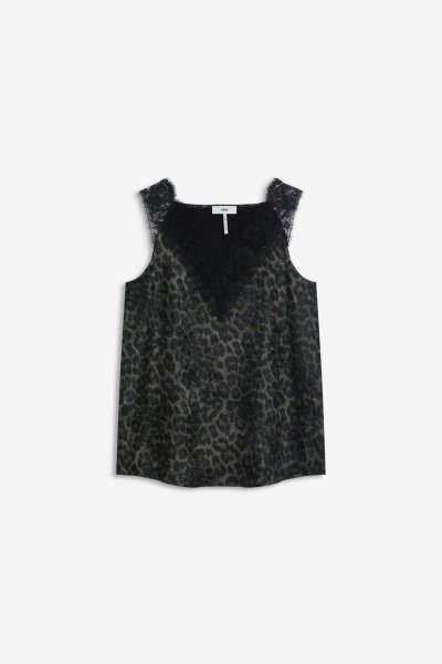 CINQUE Spitzentop mit Animal-Jacquard 10821031