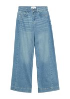 Vorschau: Comma Mittelblau gewaschene Wide-Leg Denim mit tonalem Seiteneinsatz 10834606
