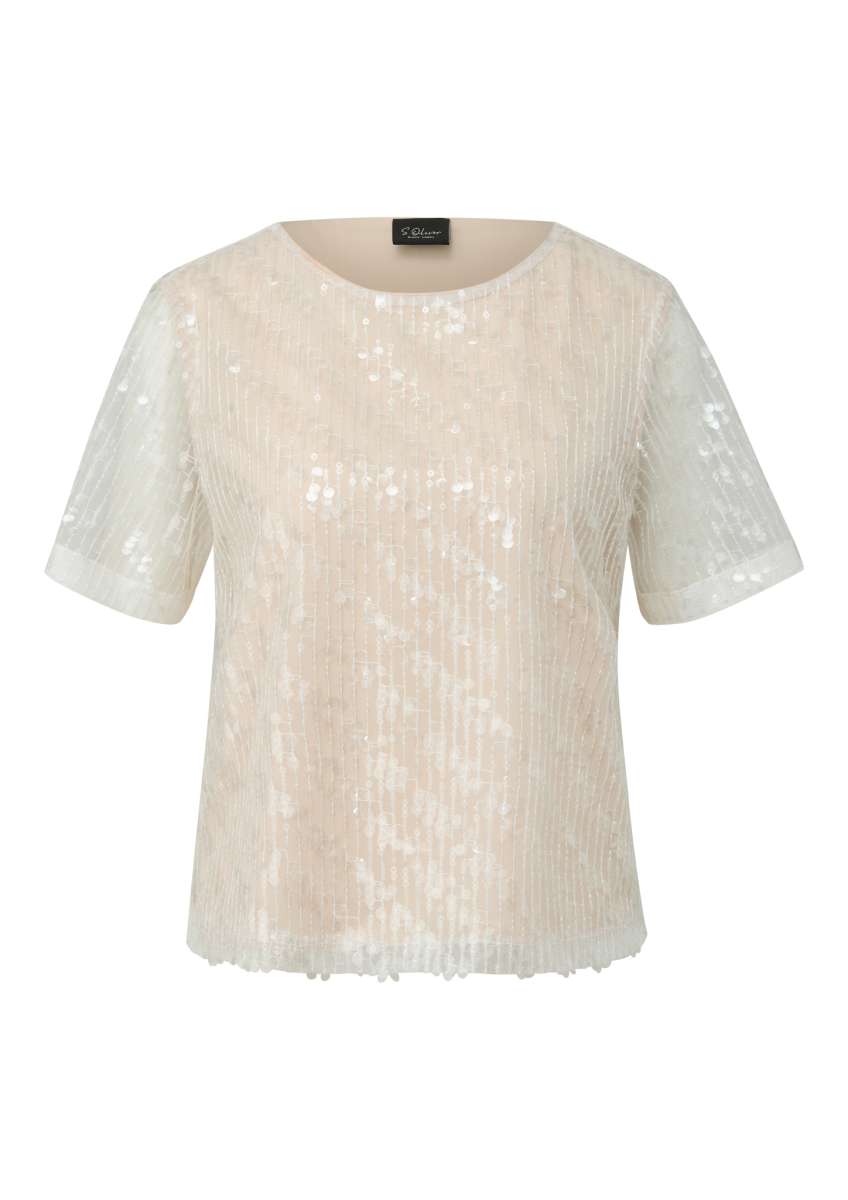 T-shirt e top da donna oliva s.Oliver BLACK LABEL Taglia L