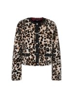 Vorschau: MARC CAIN Kurze Leo-Print Jacke 10809129