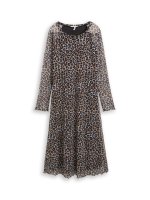 Vorschau: TOM TAILOR DENIM Midi-Kleid mit Leopardenmuster 10821664