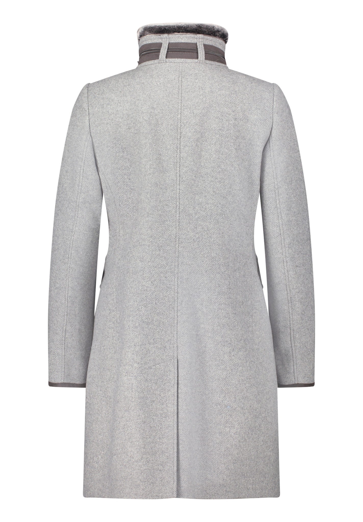 Wollmantel Kurzmantel Wolle Grau Orsay Mantel Wolle Wollmantel