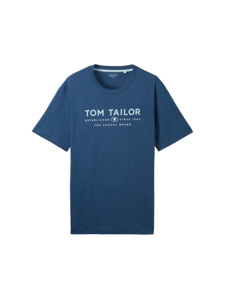 TOM TAILOR T-Shirt mit Logo Print 10775828