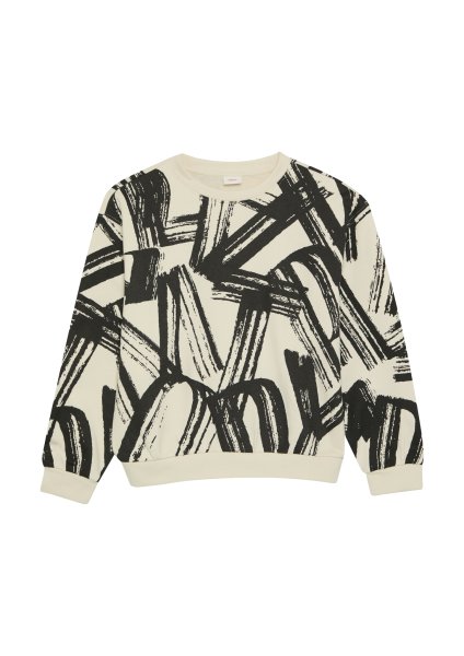 S.OLIVER Sweatshirt mit All-over-Print 10776591