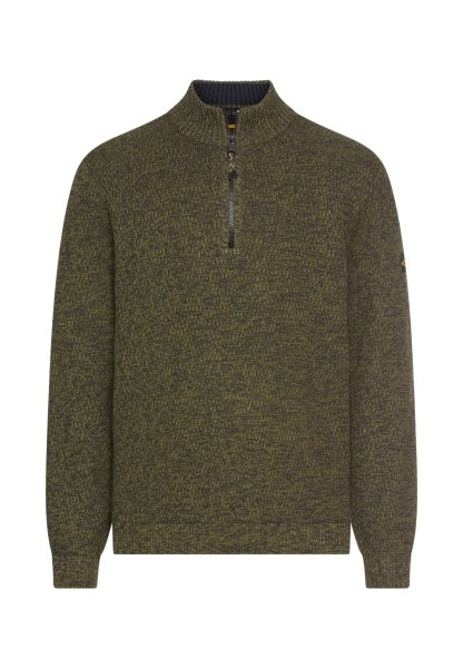 CAMEL ACTIVE Strick Troyer mit strukturiertem Obermaterial und Reißverschluss 10814136