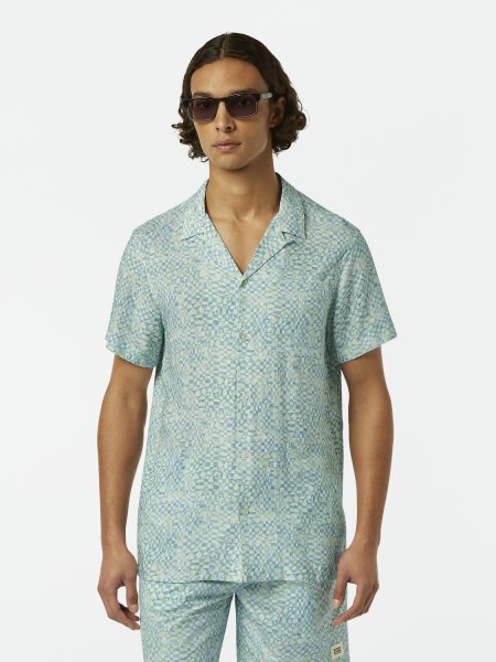 SCOTCH & SODA Kurzarmhemd mit Allover-Print 10785507