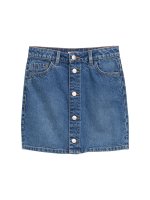 Vorschau: TOM TAILOR DENIM Mini-Jeansrock mit Knopfleiste 10800747