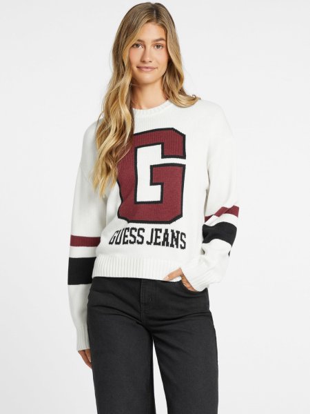 GUESS JEANS Logo-Pullover 10767109