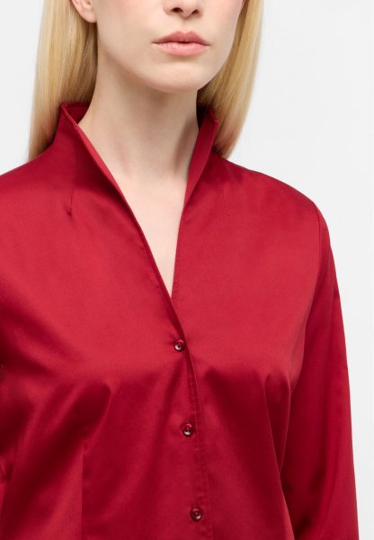 ETERNA Satin Shirt Bluse Satingewebe Langarm 10810897