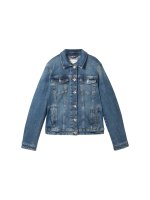 Vorschau: TOM TAILOR Jeansjacke mit recycelter Baumwolle 10753635