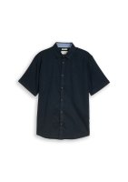 Vorschau: Tom Tailor Regular Fit Kurzarmhemd mit Leinenanteil 10847788