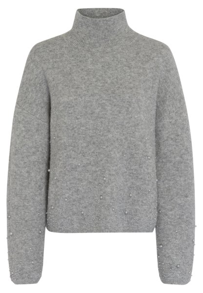 MARC AUREL Pullover mit Perlen-Applikation 10812273