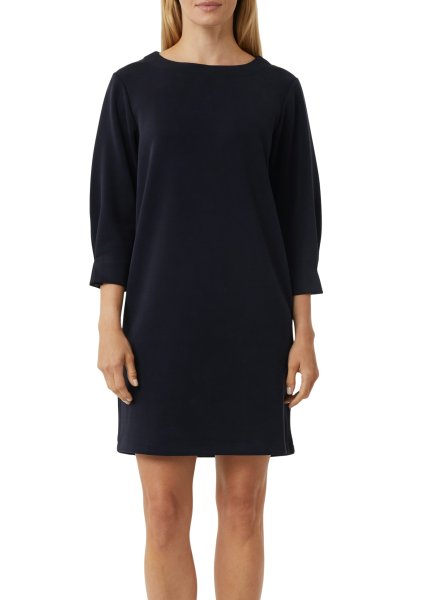 COMMA Kurzes weiches Sweatkleid mit 3/4-Ärmeln 10811338