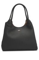 Vorschau: BOSS Tote Bag aus genarbtem Leder mit Logo-Schriftzug 10798055