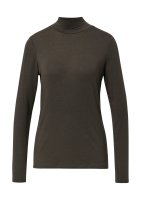 Vorschau: COMMA Semitransparentes Rollkragenshirt aus Woll- und Lyocellmix 10814826