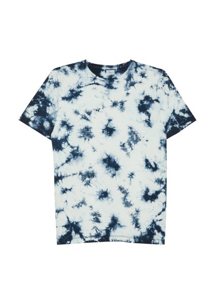 S.OLIVER Baumwoll-T-Shirt mit Batik-Effekt 10787840