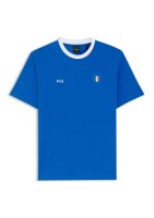 Vorschau: Boss Green T-Shirt aus Stretch-Baumwolle mit Landesflagge und Logo 10825899