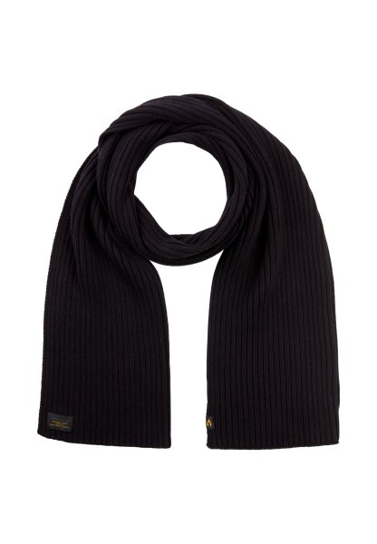 CAMEL ACTIVE Strickschal mit Rippenstruktur aus Baumwolle und Kaschmir 10814167