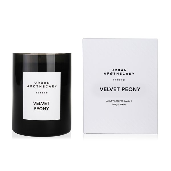 Urban Apothecary Luxury Boxed Glass Candle - Velvet Peony