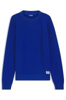 Vorschau: HUGO BLUE Rippstrick-Pullover aus Baumwolle 10805021