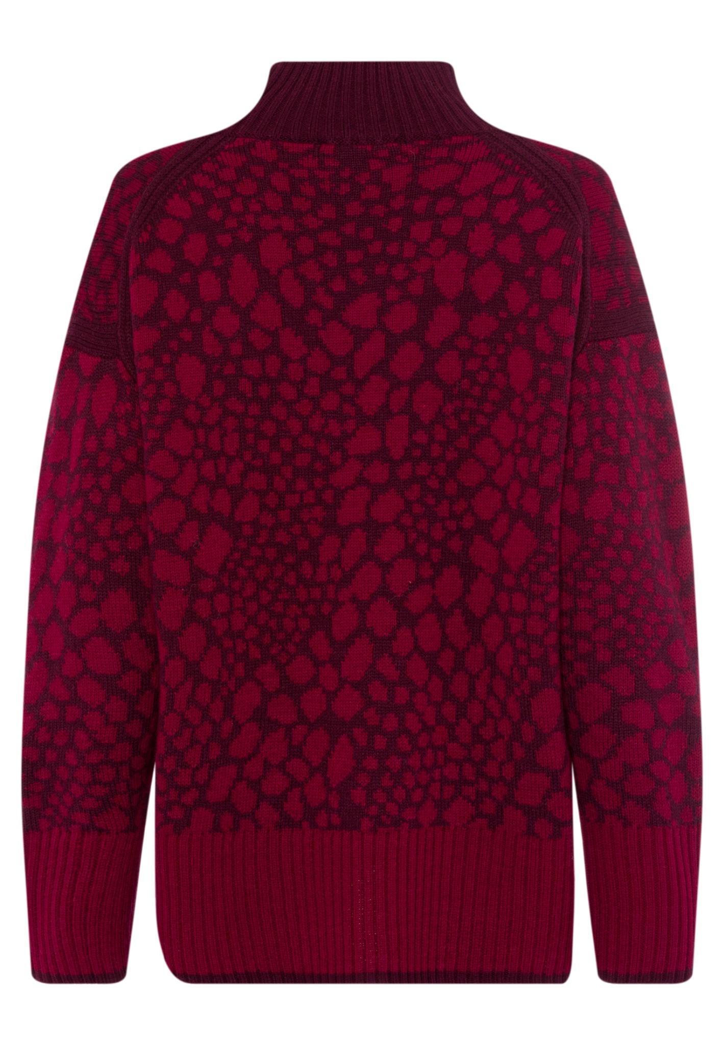 MARC AUREL Pullover mit zweifarbigem Jacquard 10819601