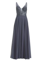 Vorschau: HEY KYLA Langes Chiffon-Abendkleid mit Stickerei 10797021