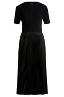 Vorschau: BOSS Kleid aus verschiedenen Materialien mit Faltenrock 10775178