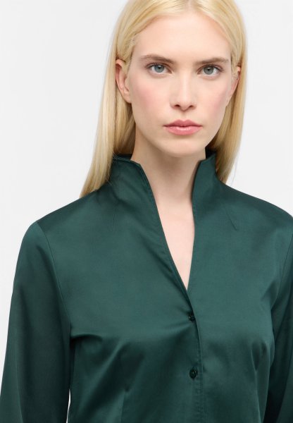 ETERNA Satin Shirt Bluse Satingewebe Langarm 10810897