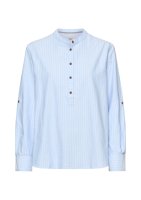 Vorschau: Camel Active Gestreifte Bluse mit krempelbaren Ärmeln 10852188