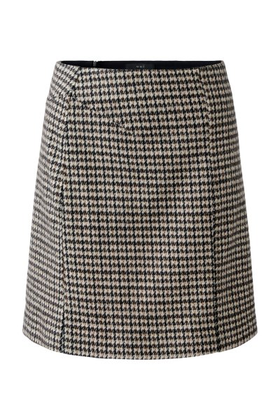 OUI Kurzer, klassischer Rock mit figurschmeichelnden Nähten 10804783