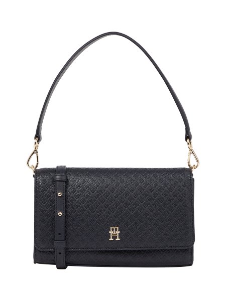 TOMMY HILFIGER Schultertasche mit tiefgeprägten TH-Monogramme 10767692