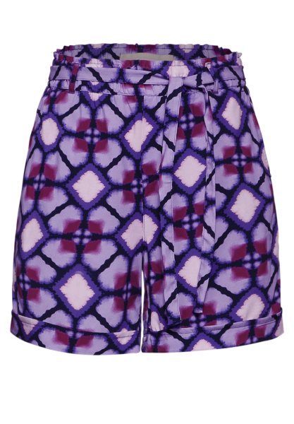 STREET ONE Paperbag Shorts mit Print 10763084