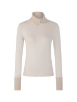 Vorschau: MARC CAIN Longsleeve mit gestricktem Kragen 10810988