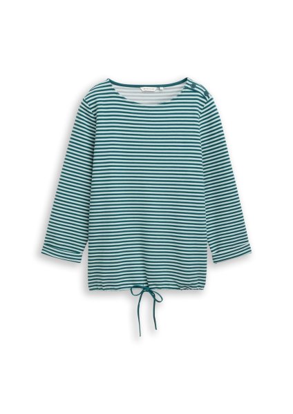 TOM TAILOR Langarmshirt mit Knopf Details 10799167