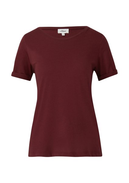 S.OLIVER T-Shirt mit Ärmelumschlag 10801787