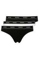 Vorschau: HUGO RED DREIER-PACK TANGAS AUS STRETCH-BAUMWOLLE MIT LOGO AM BUND TRIPLET THONG STRIPE 10682304