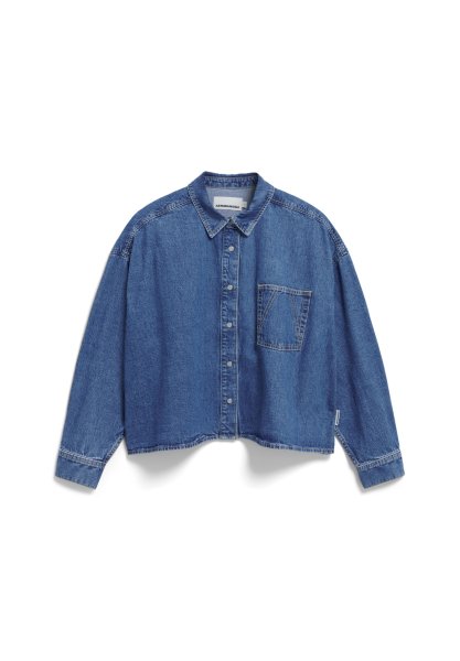 ARMEDANGELS Jeansbluse aus Bio-Baumwoll Mix 10807621