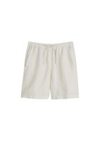 Vorschau: MARC O´POLO Leinen-Shorts straight mit teil-elastischem Bund 10801337