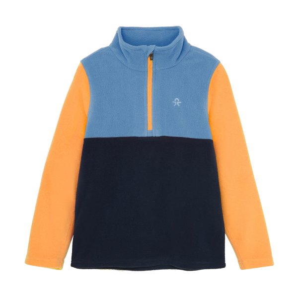 COLOR KIDS Fleece Pulli - Colorblock 10753833